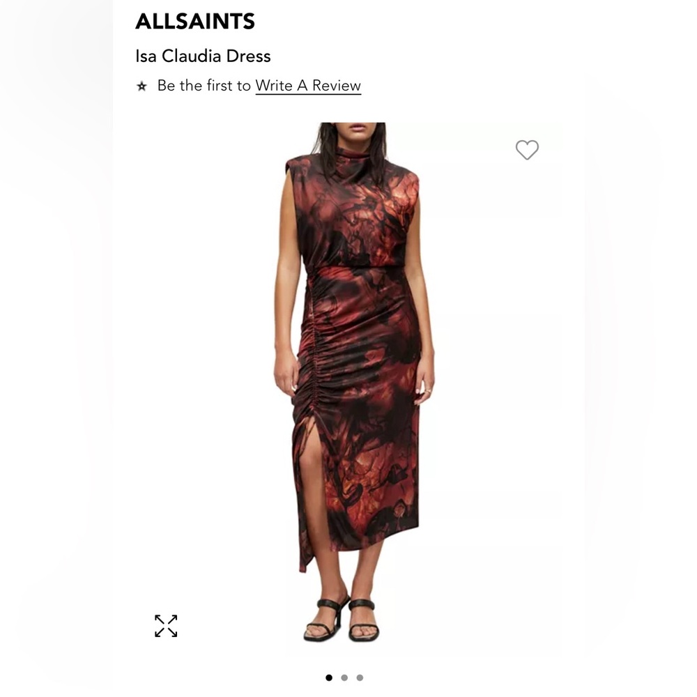 NWT ALLSAINTS Isa Claudia Dress Women’s Size 8 MSRP $329